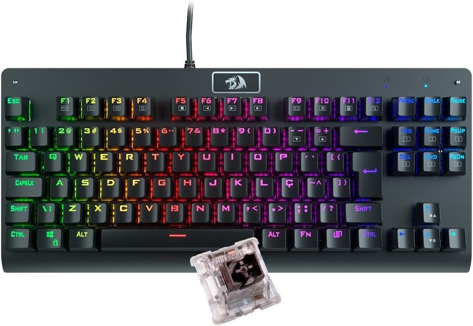 Teclado Mecânico Gamer Redragon Dark Avenger