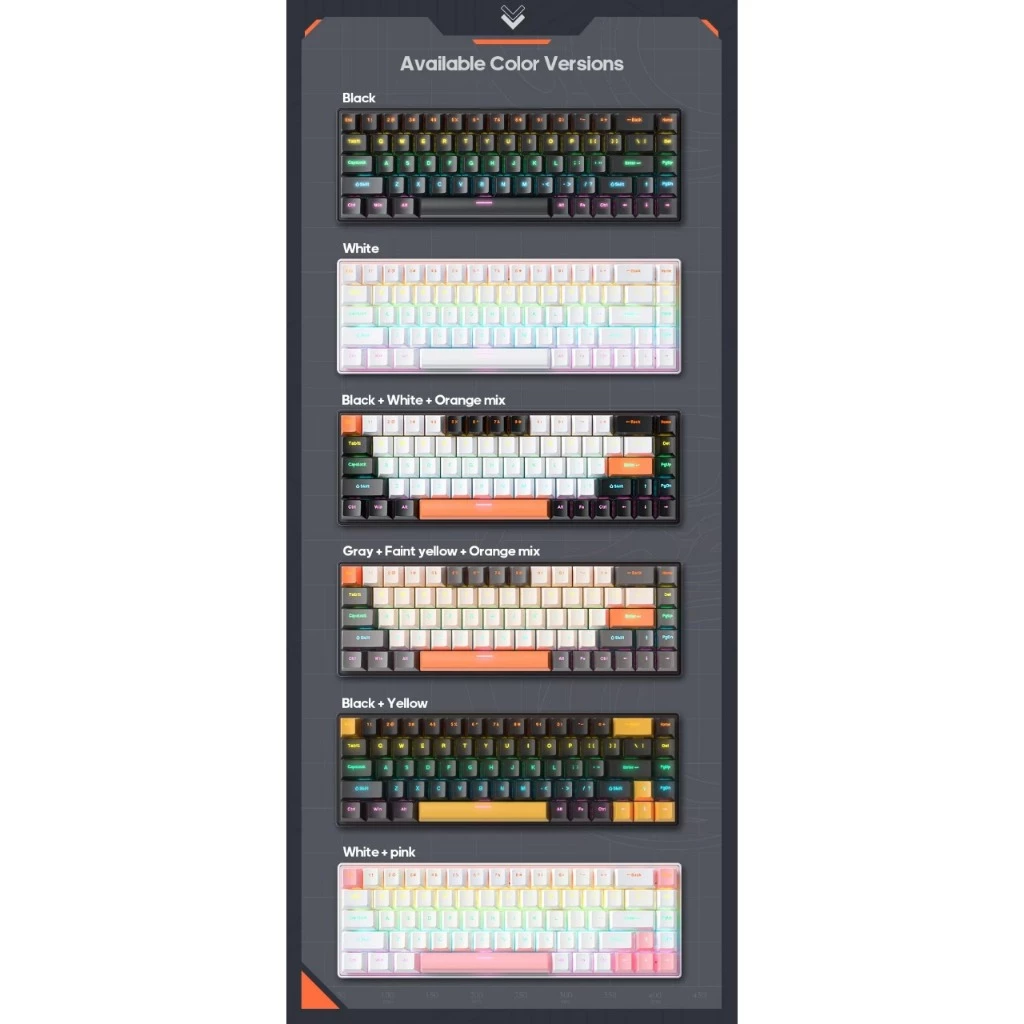 Teclado Gamer Mecânico USB 60%