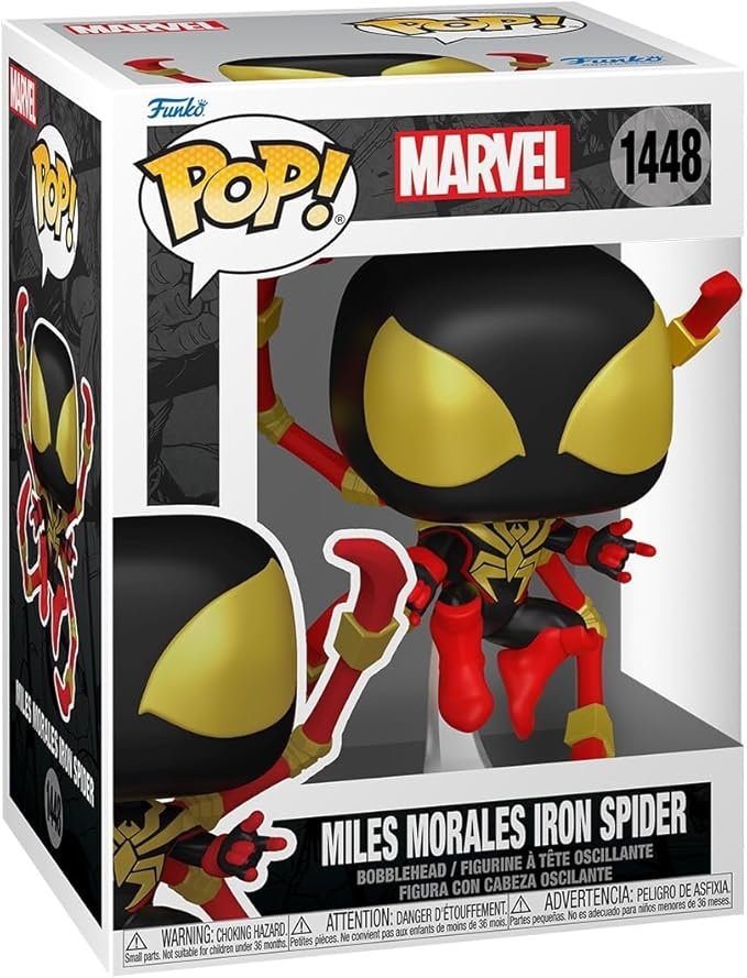Funko Pop Marvel Miles Morales Iron Spider